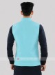 Firozi Color Nehru Jacket For Men